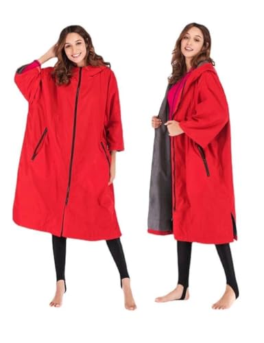 Robe de plage à manches longues imperméable et poncho de surf - 5