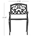 Christopher Knight Home Austin Outdoor Cast Aluminum Dining Chairs, 2-Pcs Set, Shiny Copper