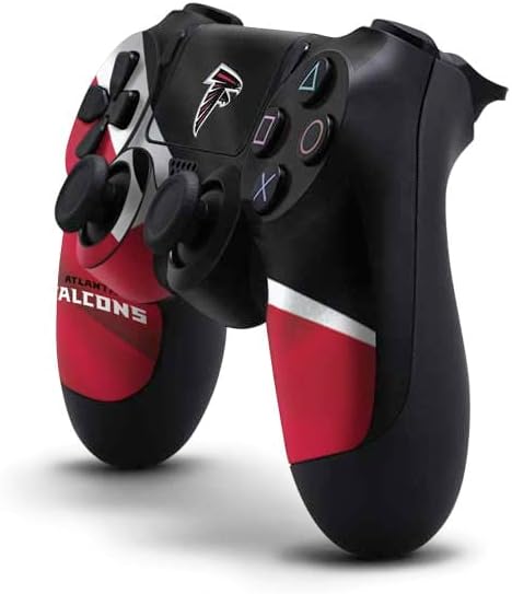 Skinit Decal Gaming Skin Compatible with PS4 Controller - Officially Licensed NFL Atlanta Falcons Design