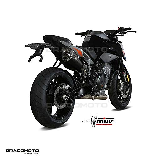 790 DUKE Auspuff MIVV Delta Race 2018- Stahl Schwarz - 3