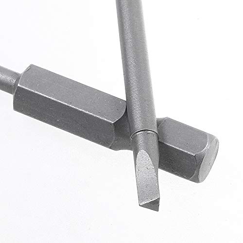 Rocaris 6 Pack 1/4 Inch Hex Shank Triangle Head Bit, S2 Steel Screwdriver Drill Set Bits TA14, TA18, TA20, TA23, TA27, TA30-65mm