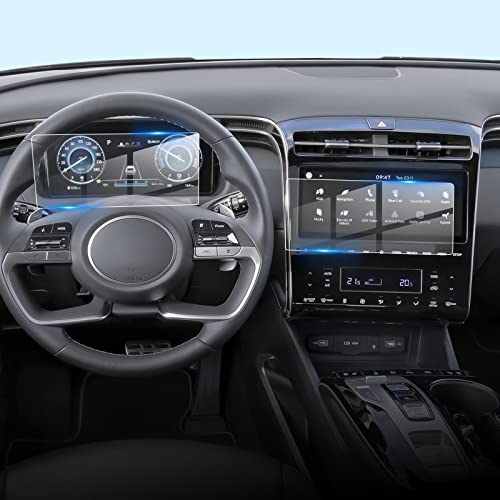 Film de protection en verre trempé 9H LFOTPP pour navigation Hyundai Tucson NX4 2021+