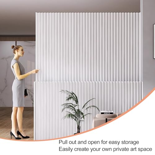 Écran de confidentialité pliable papier pour isoler un espace