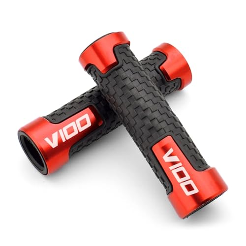 Poignées de guidon moto 22/24 mm en caoutchouc antidérapant pour Moto V100