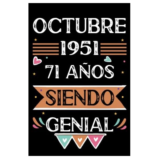 CUADERNO, Octubre 1951,71 Años Siendo Genial: Libro de visitas, cuaderno, 110 páginas de felicitaciones, idea de regalo, regalo Para la esposa, novia, mujer, La madre