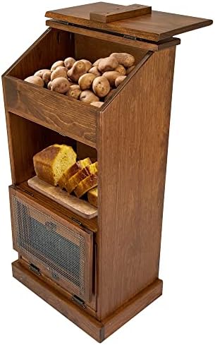 Amazon.com: POGABOX Potato Onion & Garlic Storage Box - Vegetable ...