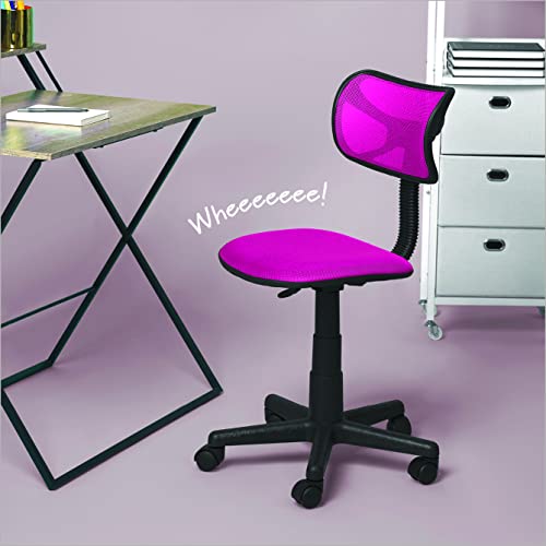 Urban Shop Swivel Mesh Task Chair, Pink #TOP1