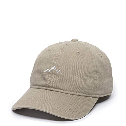 Outdoor Cap -Adult Mountain Dad Hat-Unstructured Soft Cotton