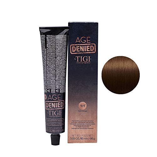 TIGI Age Denied Copyright Colour Rejuvenating Permanent Haircolour 3.03 oz. (5/34 (5GC) light golden copper brown)