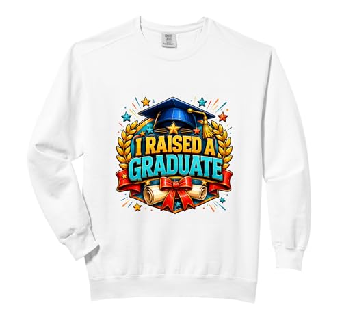 Graduation Celebration Achievement Badge Comfort Colors Adult Sweatshirt