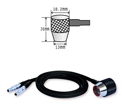 Ultrasonic Thickness Gauge Standard Probe Transducer Collection 5MHz Frequency Crystal Diameter 10MM Measuring range 1.0 to 150mm miniatura 2