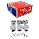 DNJ P268A.20 Oversize Piston Set for 2008-2011 Honda Accord Accord Crosstour Pilot 3.5L V6 24V SOHC 3471cc