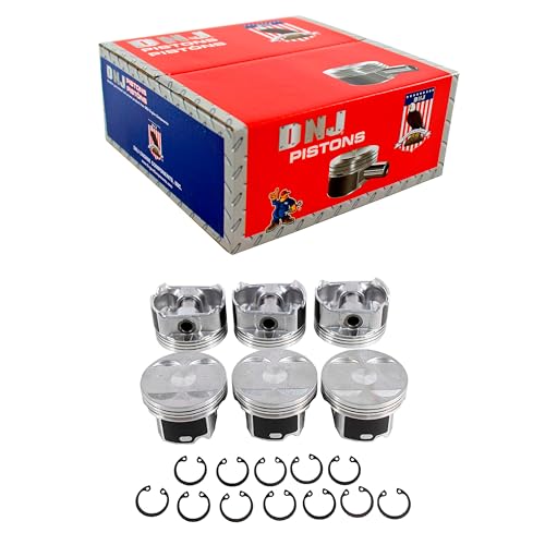 DNJ P268A Piston Set Standard for 2008-2011 Honda Accord Accord Crosstour Pilot 3.5L V6 24V SOHC 3471cc
