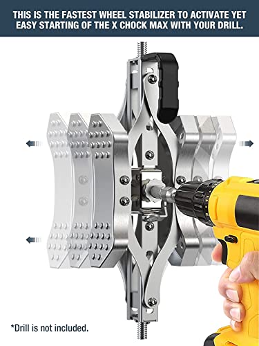 Rbhauto 2023 New Ultra Fast Max X-Shaped Chocks [Allow Drill Adjust] Wheel Stabilizer Camper Accessories For Travel Trailers -2Set #TOP3