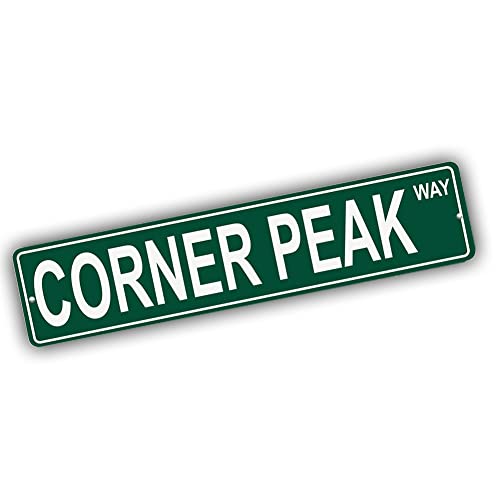 Brotherhood Aluminum Street Sign for Corner Peak - Colorado Man Cave Decor