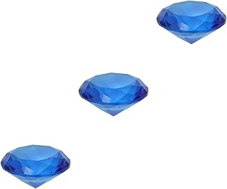 IMIKEYA 3 Peças De Cristal Peso De Papel Tesouro Gemas Mesa Diamantes Artificiais Strass Diamantes Gema Falsa Strass Cristais Iridescentes Decoração De Cristal Decoração De Unhas Display