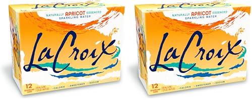 Image of La Croix Sparkling Water Apricot, 12oz Cans (24 pack)