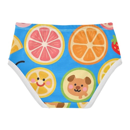 GuoChe Cotton Panties Elastic Waistband Panties Briefs Underwear for Baby Girls in Sizes 2T,3T, 4T, 5T, 6Y and 8Y2