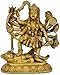 Gangesindia Brass Goddess Kali MATA Statue, Ten Hand Mahakali, for Home Temple