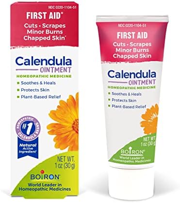 Boiron Calendula Ointment for Relief from Minor Burns, Cuts, Scrapes, and Insect Bites - 1 oz (Pack of 1)