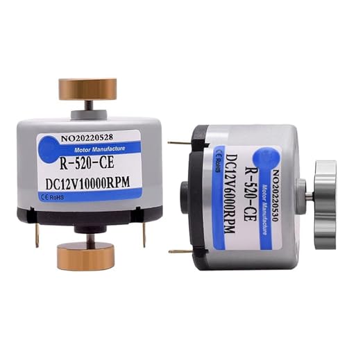 Moteur RK-520 CC 24V avec rotation stable de 6000rpm pour projets de précision