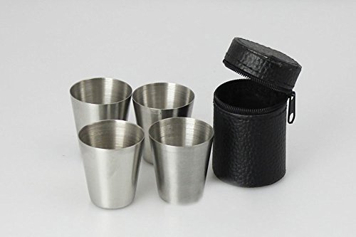 Yueton 43231-42304 Set Of 4 Stainless Steel Shot Cups Drinking Vessel thumb #2
