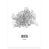 JUNIWORDS Stadtposter - Wähle Deine Stadt - Wien - 60 x 90 