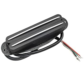 Musiclily Humbucker Pickup à double voies pour Fender Strat Stratocaster Squier Guitare électrique, Noir - Les Beatles, Paul McCartney, John Lennon, RIngo Starr, George Harrison