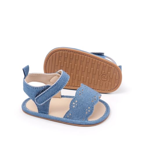 Toddler Baby Girls Sandals Infant Premium Rubber Sole Open-Toe Non-Slip Shoes Girl Soft First Walkers Shoes2