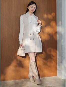 Amazon.co.jp: コンストラクトミニワンピース SWFO251128BEG0