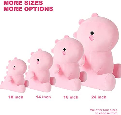 Ditucu Cute Dinosaur Stuffed Animals Toys Plush Dolls Soft Dino Plushie Birthday Gifts for Kids Girls Boys Pink 24 inch 2 41fU4gpEppL. AC