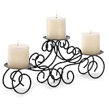 Gifts & Decor Tuscan Candle Holder Wrought Iron Wedding Centerpiece