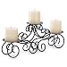 Gifts & Decor Wedding Centerpiece Iron Candle Holder, Black