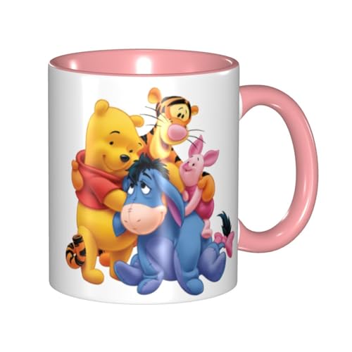 くまのプーさん マグカップ 330ml ティーカップ コーヒーカップ カップ セラミック Mug Cup 軽量 直接ドリップ おしゃれ かわいい 電子レンジ対応 グッズ オフィス 家用 プレゼント