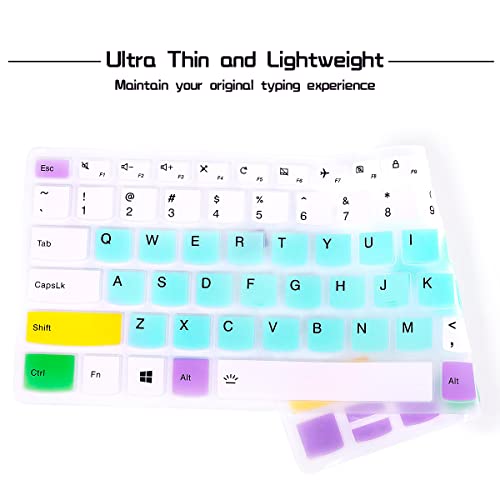 Protector de teclado de silicona HRH para Lenovo Yoga y Flex miniatura 5