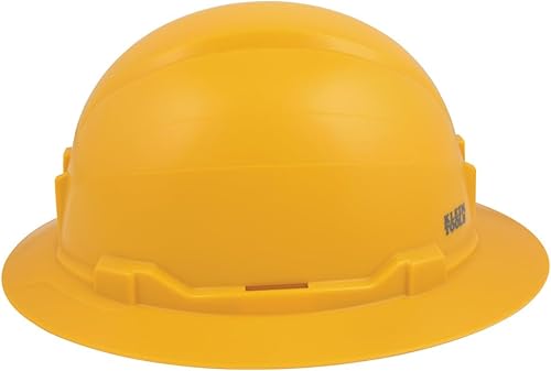Miniatura 8 de Klein Tools 60489 Casco duro, estilo de ala completa sin ventilación, acolchado auto-absorbente y resistente al olor, probado hasta 20 kV, color