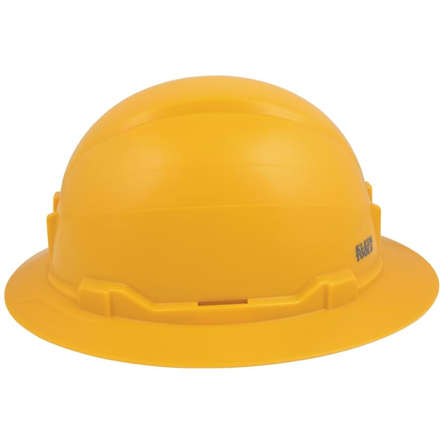 Klein Tools 60489 Hard Hat, Non-Vented Full Brim Style