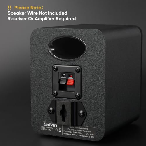 Image of Saiyin Indoor Wall Mount Passive Speakers with 3 inch Drivers, 6 Ω