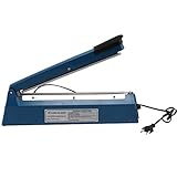 ☑ 350W Impuls Schweißgerät zum Verschweißen von Verpackungsfolie, inkl. Datumscode oder Nummerncode mit 2 x 8 Zeichen