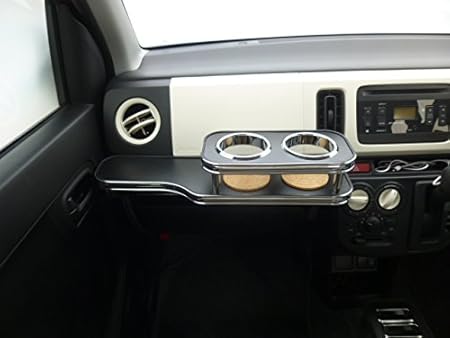 Amazon 数量限定 Ha３６系アルト フロントテーブル レザーブラック ブラックフルメッキ トレイ 車 バイク