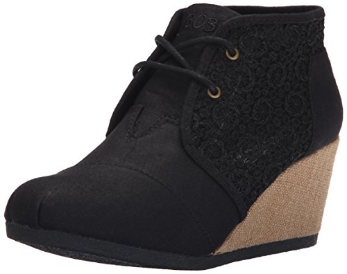 BOBS from Skechers Women's High Notes Rocket Boot, Black, 10 M US