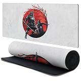 Head Case Designs Licenza Ufficiale Assassin's Creed Personaggi Della Bandiera Del Giappone Grafica Shadows 37.4 x 15.75 x 0.16 inches (900 x 400 mm) - XL Tappetino Per Mouse E Scrivania Per Giochi PC