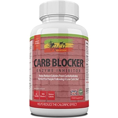 White Kidney Bean Extract Capsules - 1250mg per Capsule with Vitamin C - High Strength Carb Blocker Support - Weight Management Supplement Made in The UK Cover