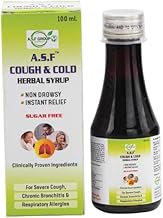 A.S.F Cough & Cold | Quick Relief from Cough, Cold, Asthma, Nazla, Allergy | Unisex Formula with Natural Ingredients, No Side Effects (100 ml)