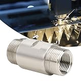 Eminchu FS-04 Wasserdurchflussschalter, Kolbentyp, Zuverlässiger Edelstahlsensor für Wasser- und Ölanwendungen, Material 304, 2,5 X 1,4 X 1,0 Zoll