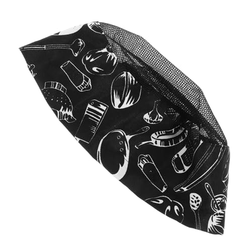 WOFASHPURET Sombrero De Cocinero Gorro De Cocinero De Restaurante Gorro De Cocinero Redondo Accesorios para Cocineros Sombrero De Gorro De Cocinero para Cocinar Poliéster