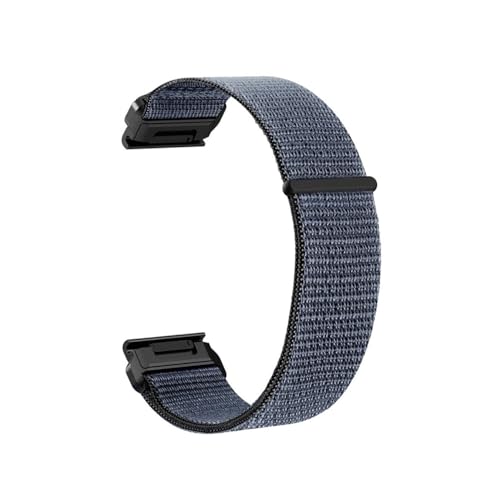 22mm 26mm �J���[�\�t�g�i�C�����N�C�b�N�X�g���b�v�ɓK������Garmin Fenix 5 5 Plus 6 Pro 7 Instinct(Gray,22mm)