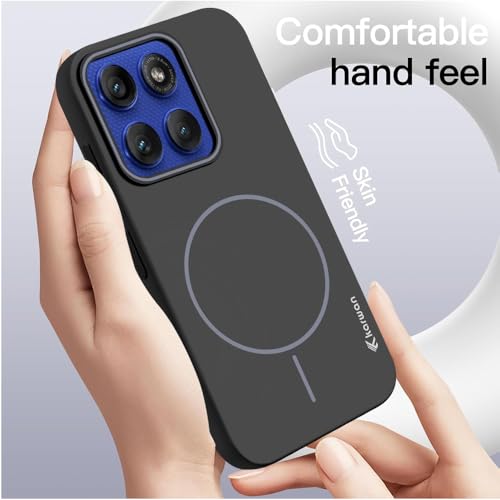 Image of KARWAN️Magnetic Ultra Slim-Fit Back Case Cover for Motorola Moto Edge 60 Stylus |Hard PC Case Cover| Ultra-Thin & Light Weight with [Ultra Premium] Case for Motorola Moto Edge 60 Stylus(6.6 inch)(Black)