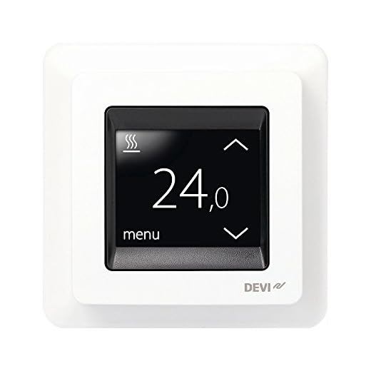 Devireg Touch Polarweiß - Thermostat für Fußbodenheizung mit Touchscreen