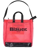 Blauer Borsa donna HANA06 Borsa shopping rossa in rete, rosso, Taglia unica